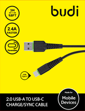 Load image into Gallery viewer, Budi 150 3 Meter cable