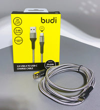 Load image into Gallery viewer, Budi 2m Type-C cable 197T