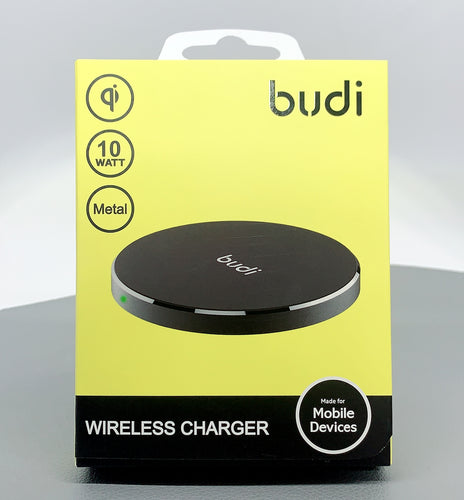 Budi metal wireless bluetooth charger 10watt 3A3100