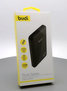 Budi 2 usb 10000 mAh power system J088 power bank portable battery