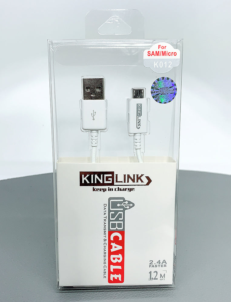 Kinglink KL 2.4A faster 1M micro cable K012