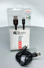 Load image into Gallery viewer, Kinglink KL 2.4A faster 1M ip7 fabric cable K021