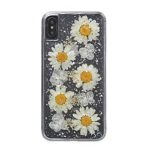 iphone 11pro max 6.5 real flower tpu-pc case